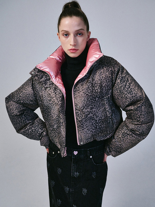 CROPPED DOWN JACKET REVERSIBLE_PINK