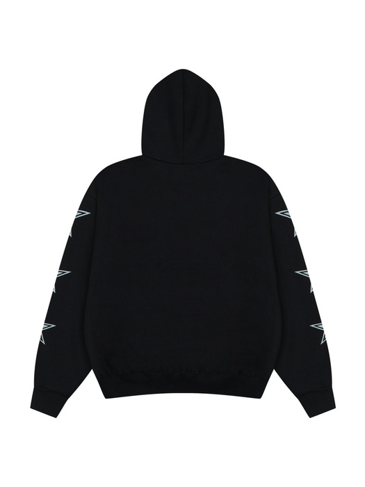 YK STARLIGHT HOOD-BLACK