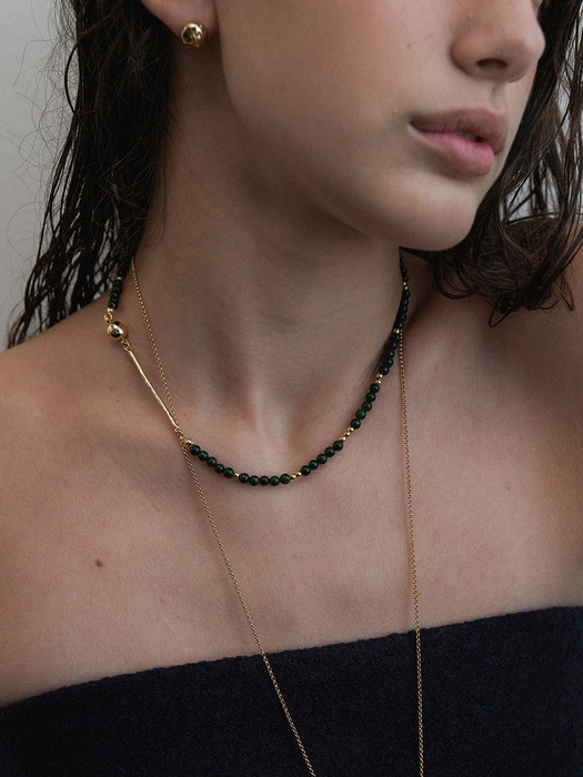 forest stick necklace