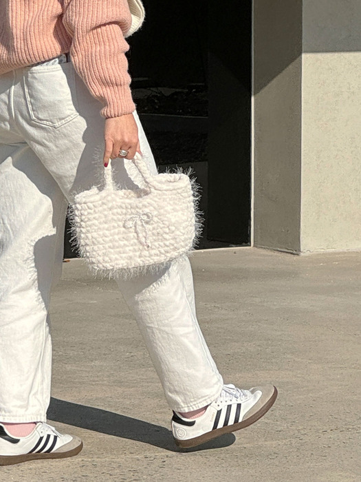 Lovely Fringe Mini Bag (white)