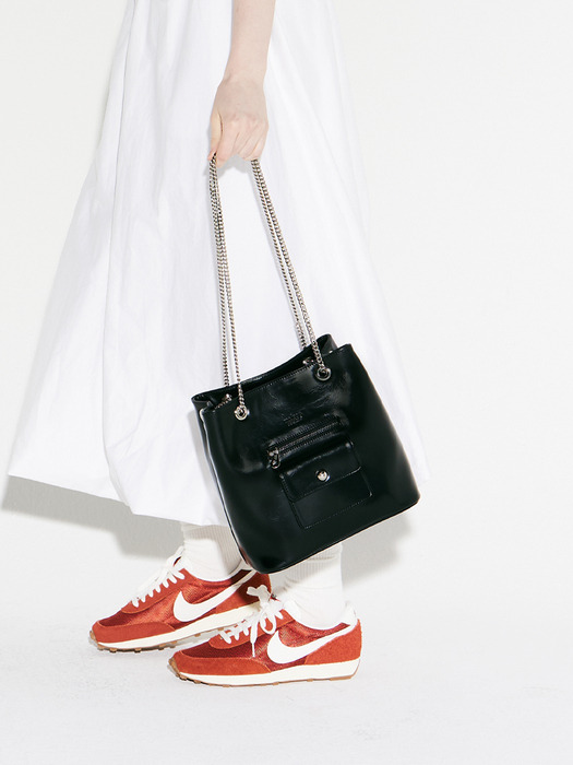 Door Bell Bucket Bag_black