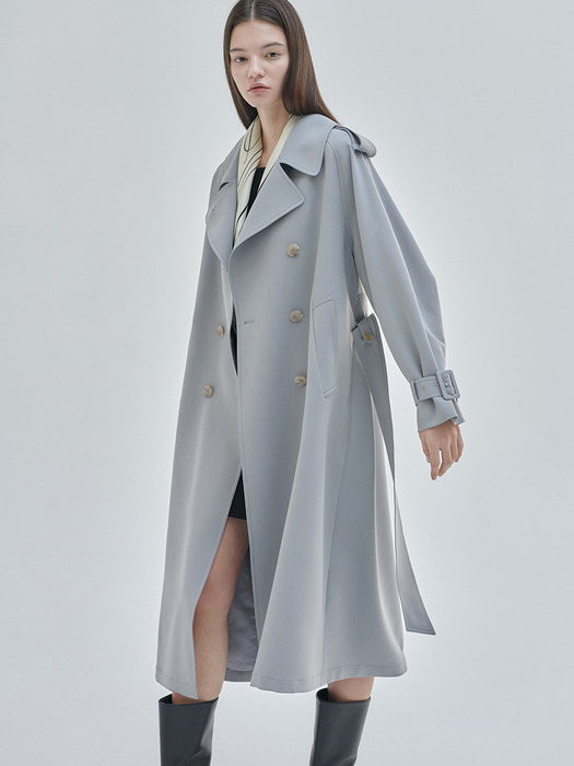 24SN double trench coat [A/BL]