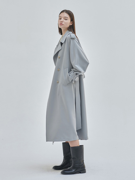 24SN double trench coat [A/BL]