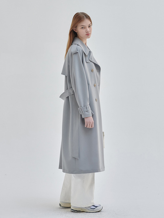 24SN double trench coat [A/BL]