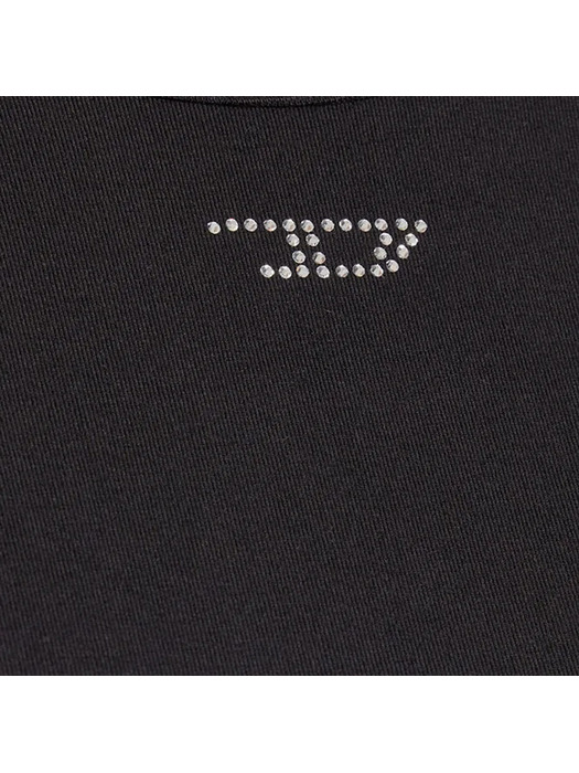 24SS T-UNCUTIE 큐빅 로고 티셔츠 A12493 0AFAA 9XX