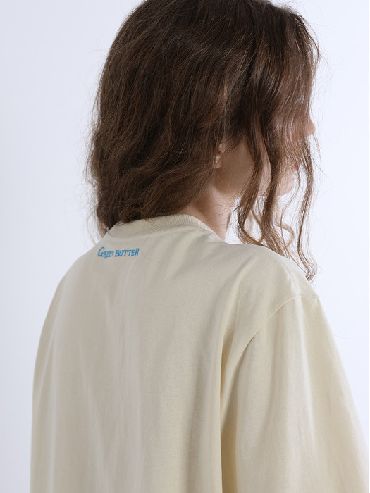 Needlework Logo Tee (Beige)