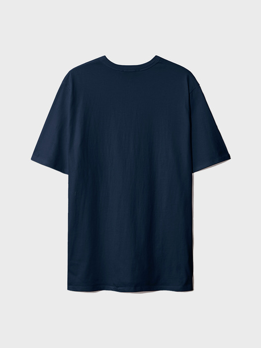 24SS Cotton Short Sleeve T-Shirt Freedom Trail Navy