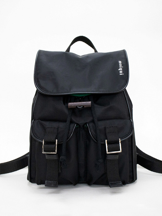 Les Deux Backpack (레두 백팩) nylon ver. blk
