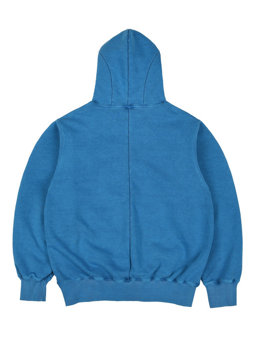 cut washed hoodie_blue