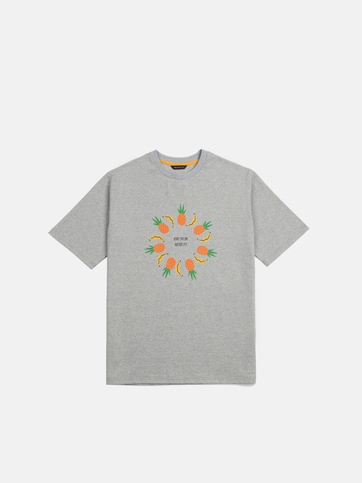 Fruit Graphic Pring T-shirt / M202CT0507G