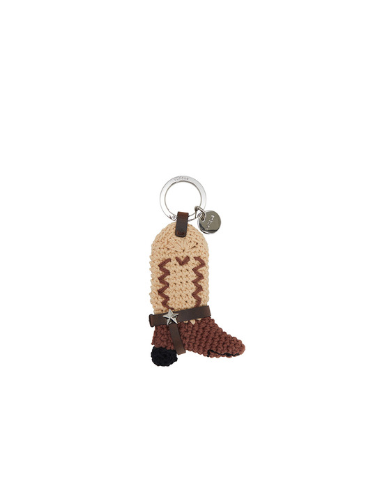 Crochet Western Boots Charm (크로셰 웨스턴 부츠 참) Brown