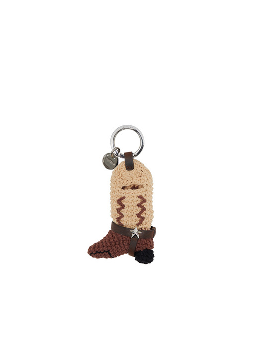 Crochet Western Boots Charm (크로셰 웨스턴 부츠 참) Brown
