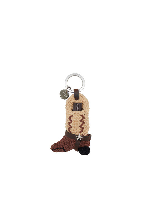 Crochet Western Boots Charm (크로셰 웨스턴 부츠 참) Brown