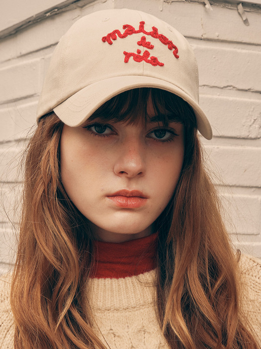 MAISON DE ROLA BALL CAP BEIGE
