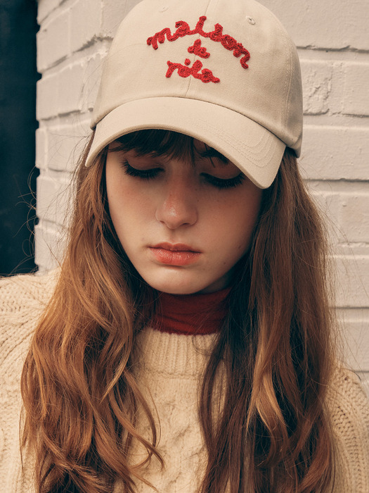 MAISON DE ROLA BALL CAP BEIGE