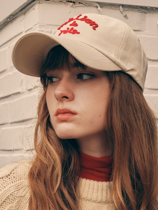 MAISON DE ROLA BALL CAP BEIGE