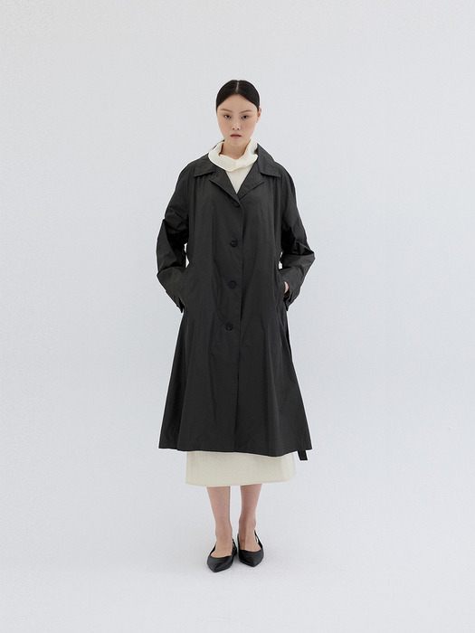 LIGHT WEIGHT TRENCH COAT_DARK BROWN