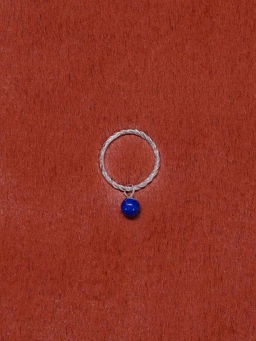 Lapis Lazuli Ball Spining Ring