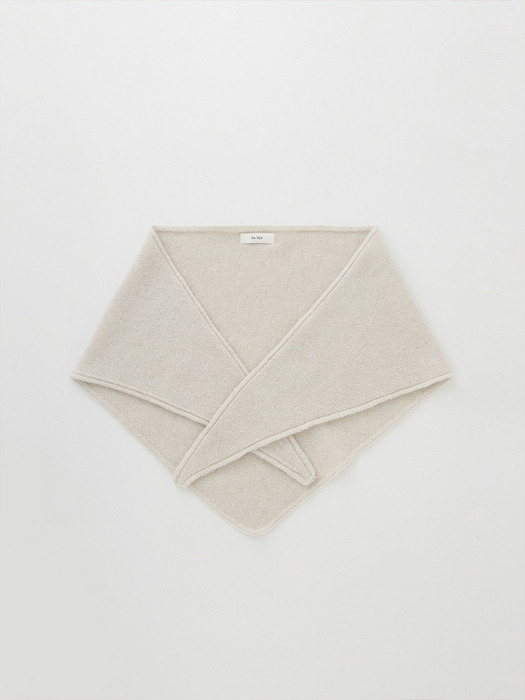 Triangle Wool Scarf(Ivory)