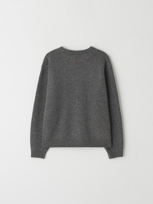 g.n. wool knit - charcoal