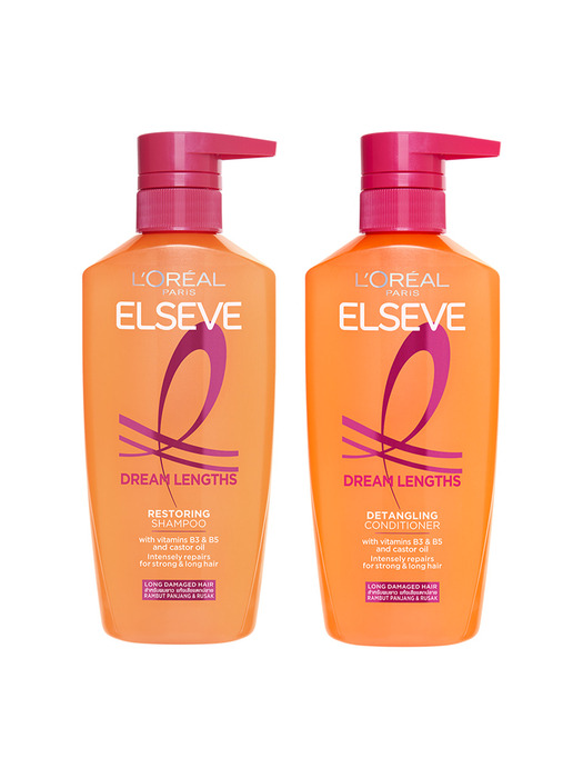 [2종세트] 드림랭스 샴푸 400ml+컨디셔너 375ml