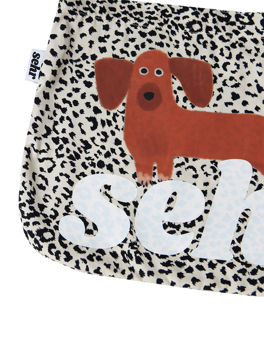 My Puppy Leopard Easy Bag (Ivory)