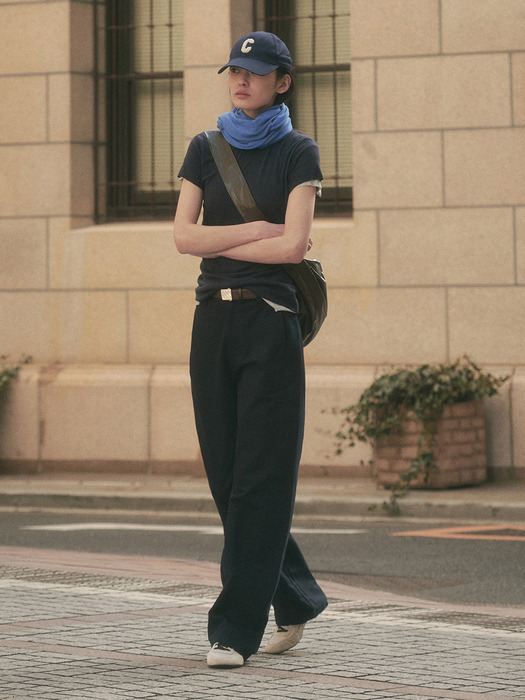 EZRA CASH SHAWL MUFFLER_BLUE