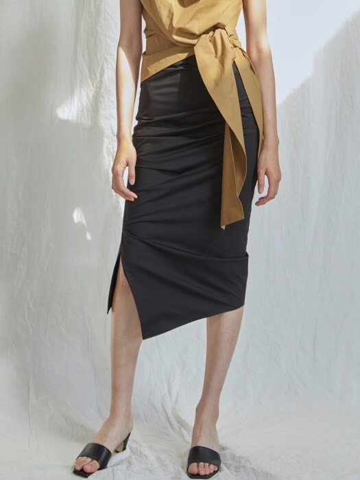 Draped Skirt - Black