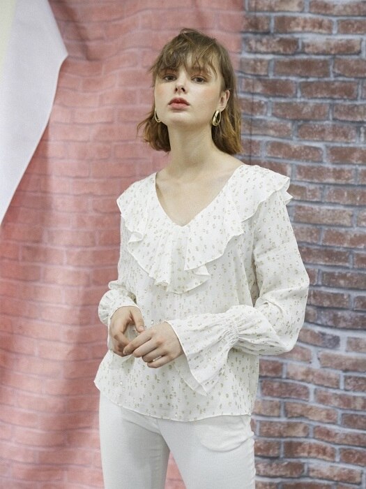 Carrie Blouse_Ivory