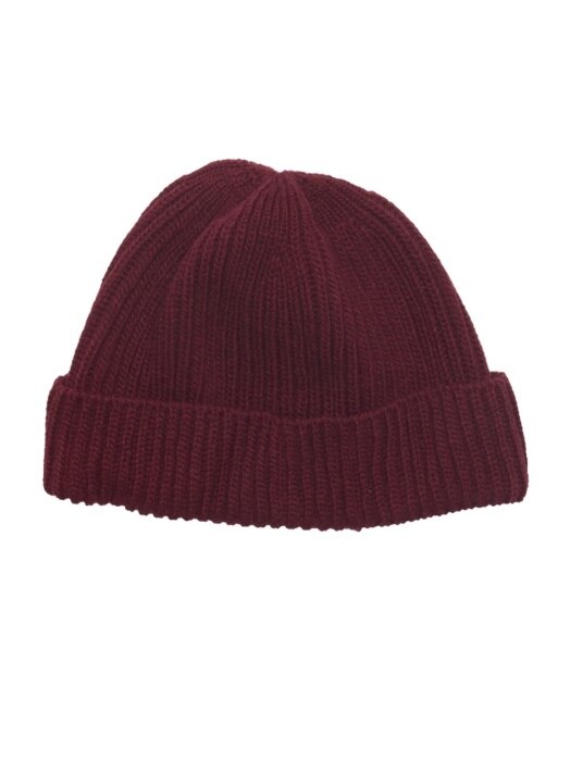 [UNISEX] WOOL 100 BEANIE [WINE]