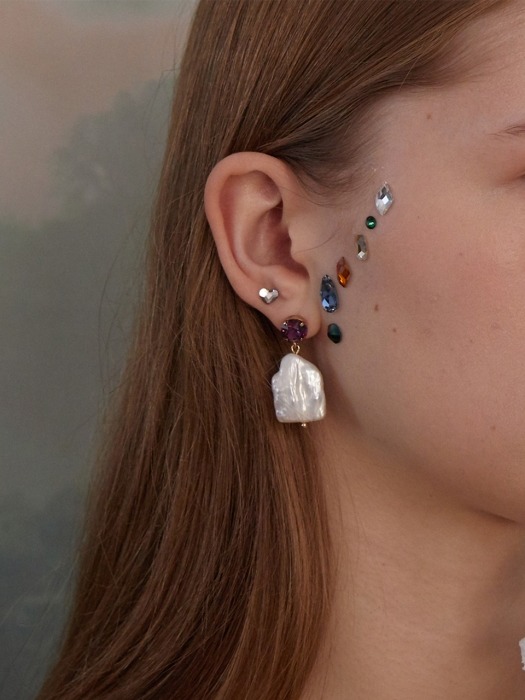 Marshmallow Earring