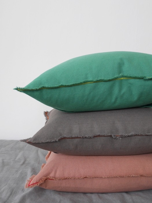 spring linen cushion