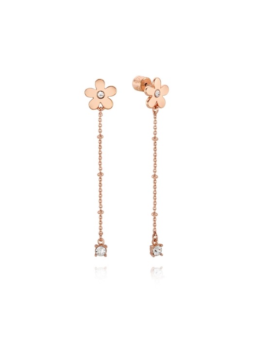 Metal Blossom ```drop``` Earrings