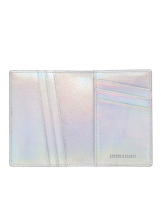 Easypass William Logo Card Wallet Lily Bone