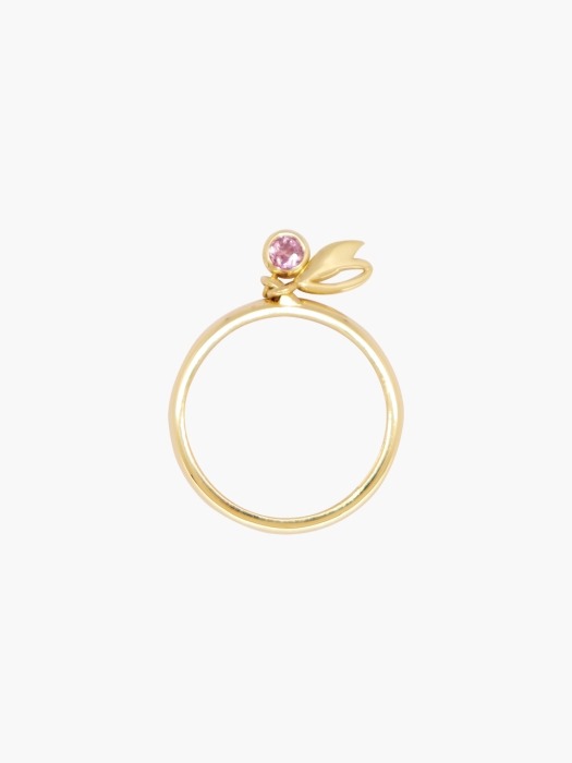 Double Charms Ring (14k Gold)