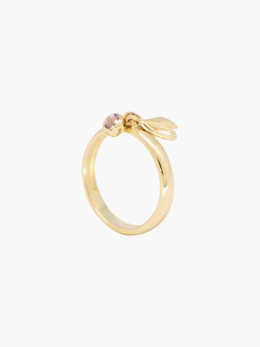 Double Charms Ring (14k Gold)