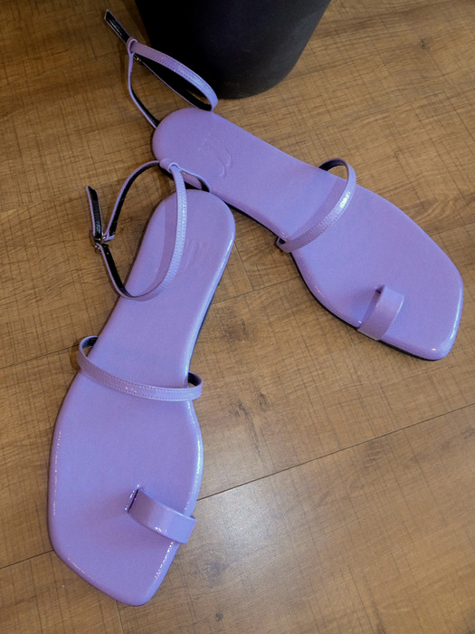 Y.01 Jane candy back T sandals / YY20S-S48 Lilac