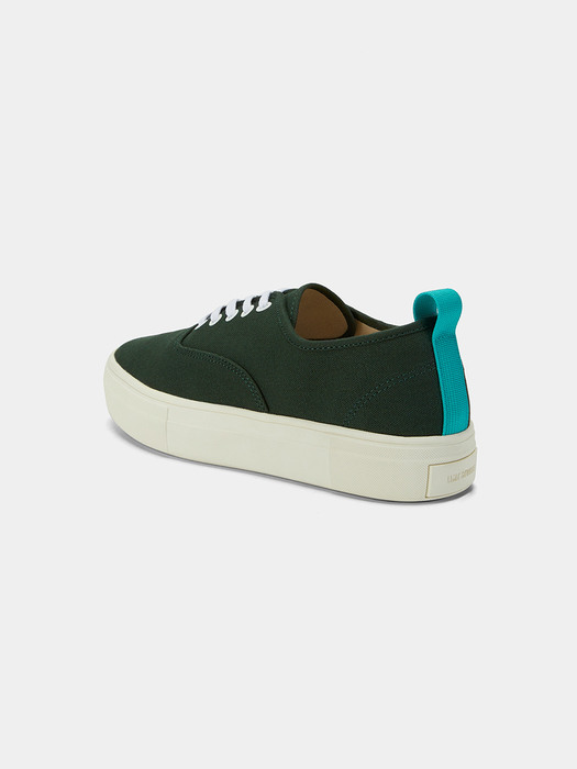 CANVAS LOW GREEN SNEAKERS