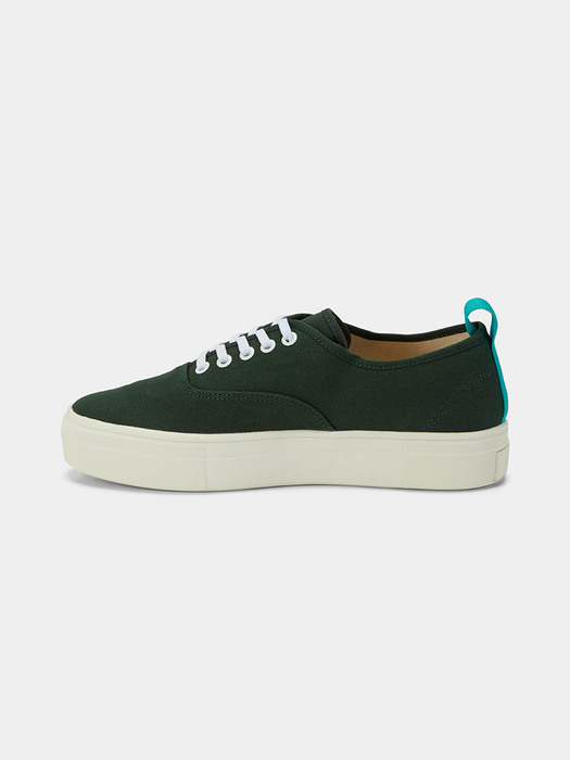 CANVAS LOW GREEN SNEAKERS