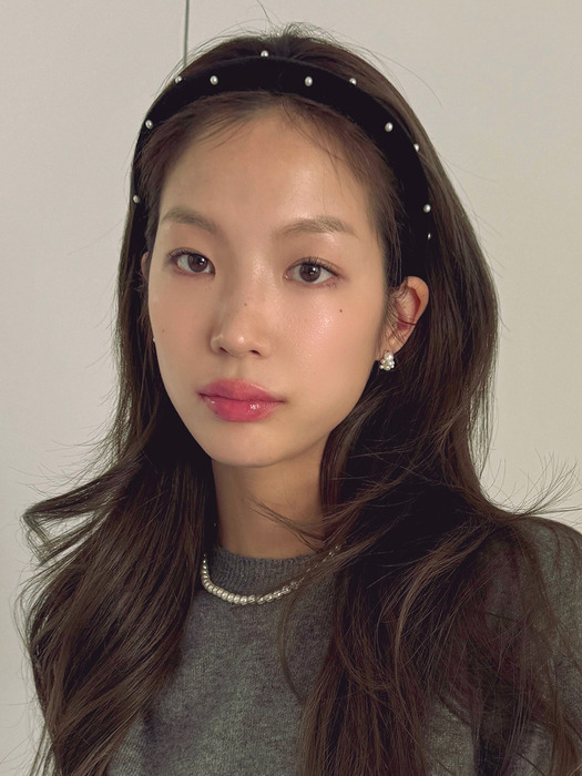 [혜린PICK][NEW SIZE 추가][단독]Bella Velvet Pearl Hairband