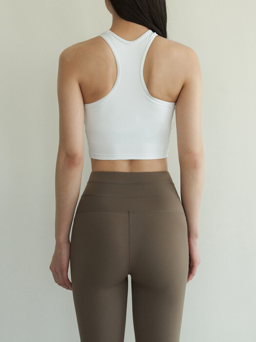 [인지액티브]CLEAR 3/4 LEGGINGS 커피빈 [W CONCEPT]