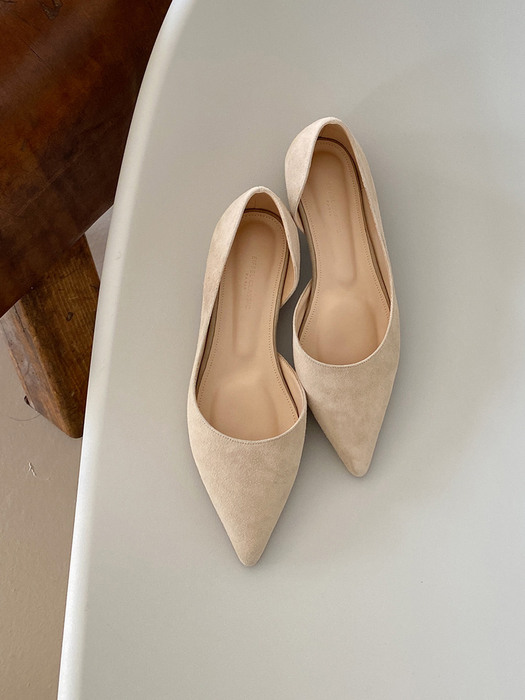 Yuri Flat Shoes_ beige