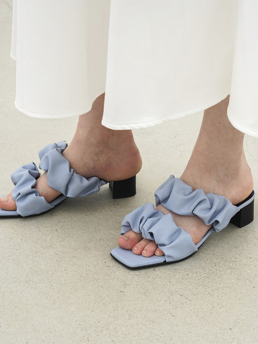 Scrunchie Sandals_SKY BLUE