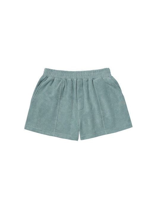 TERRY WOMEN SHORT PANTS - MINT