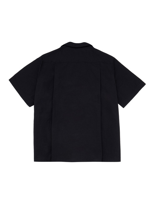 CL100_Two Pocket Nylon H/S Shirt_Black