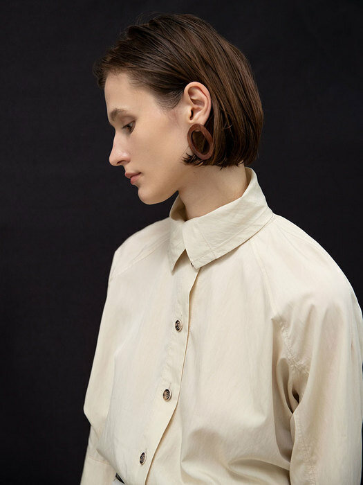 Susannah shoulder-darted cotton shirts