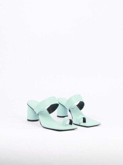 Lana Sandals Leather Mint Blue