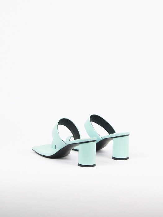 Lana Sandals Leather Mint Blue