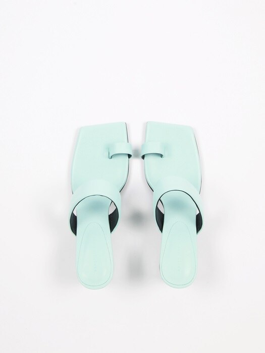 Lana Sandals Leather Mint Blue