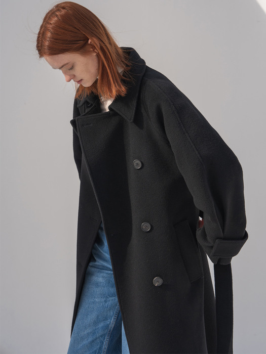 Cashmere Long Trench Coat